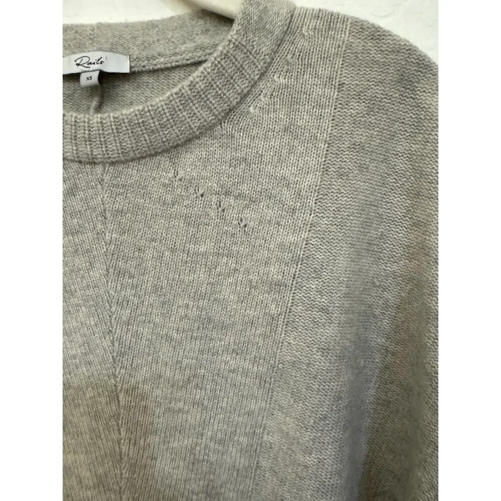 New Rails Joanna Heather Grey Sweater Cashmere/Wool blend size XS - Picture 3 of 13
